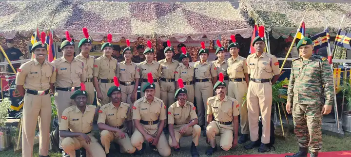 Jagruti NCC Students at Army rally golkonda