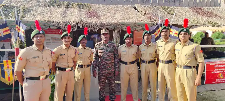 Jagruti NCC Students at Army rally golkonda