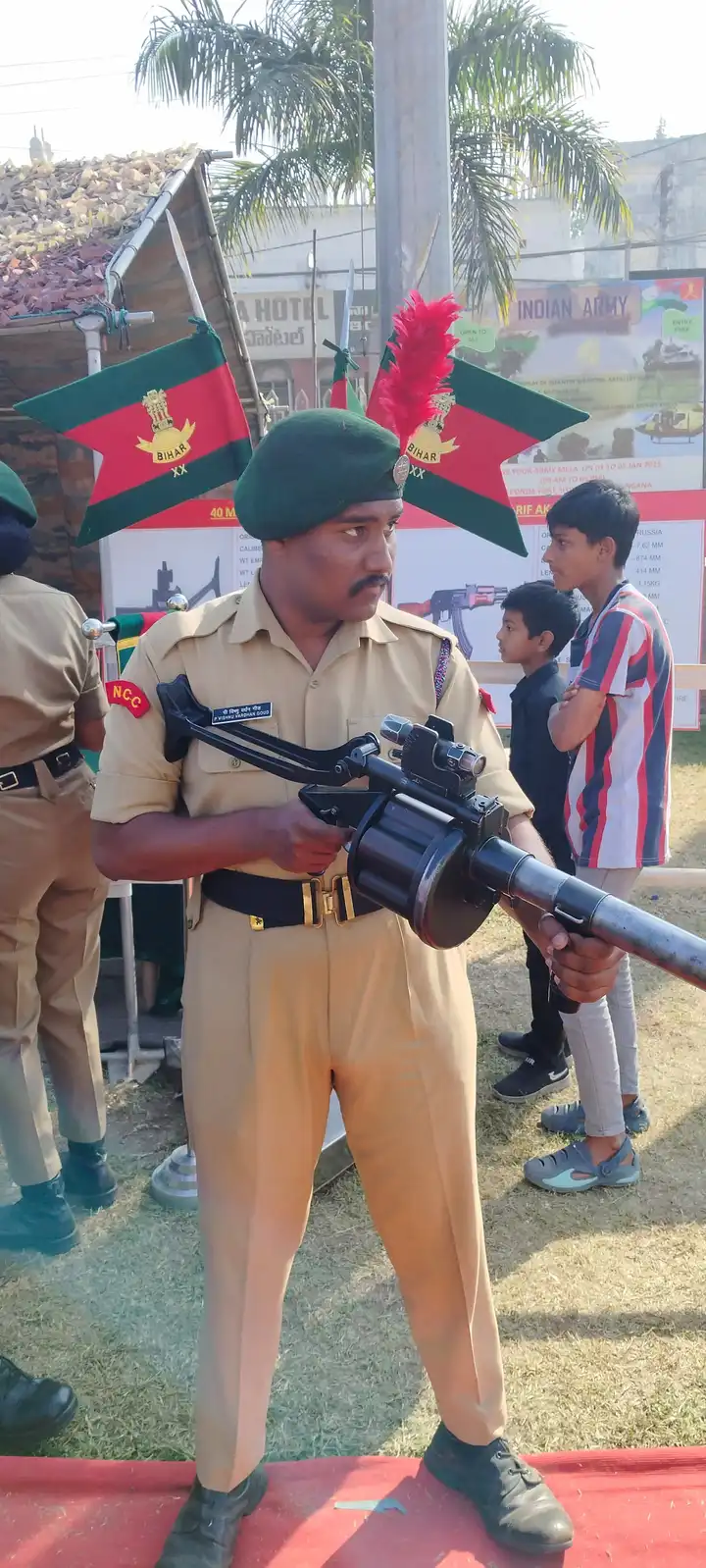 Jagruti NCC Students at Army rally golkonda