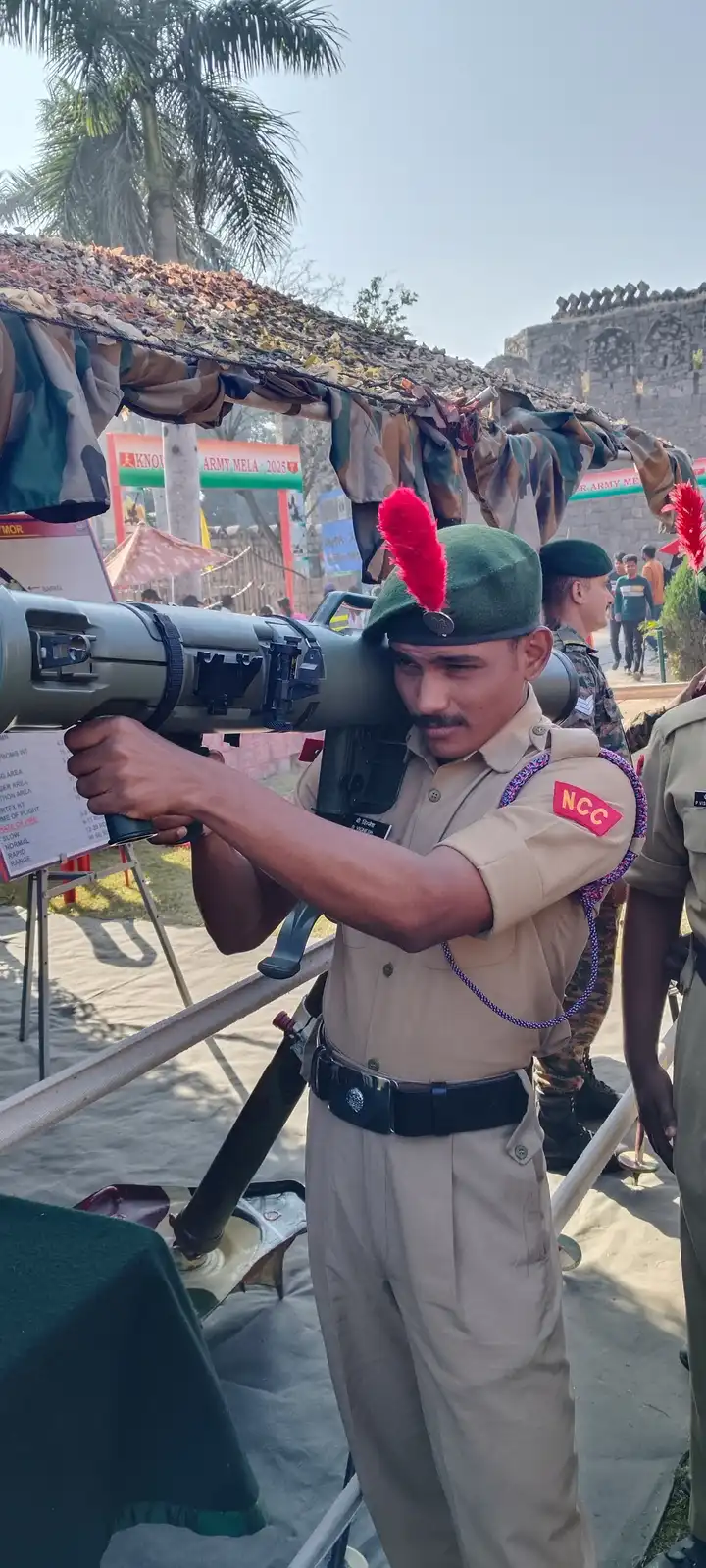 Jagruti NCC Students at Army rally golkonda