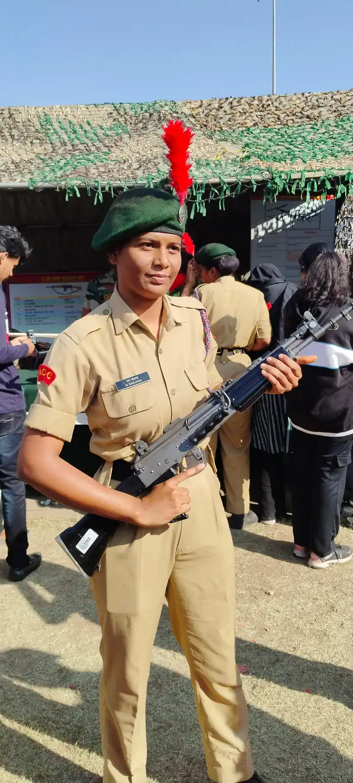 Jagruti NCC Students at Army rally golkonda