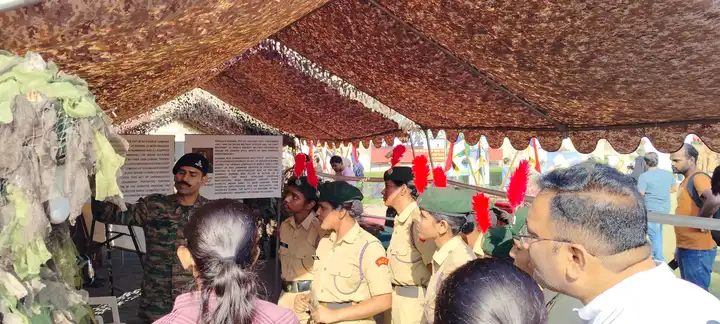 Jagruti NCC Students at Army rally golkonda