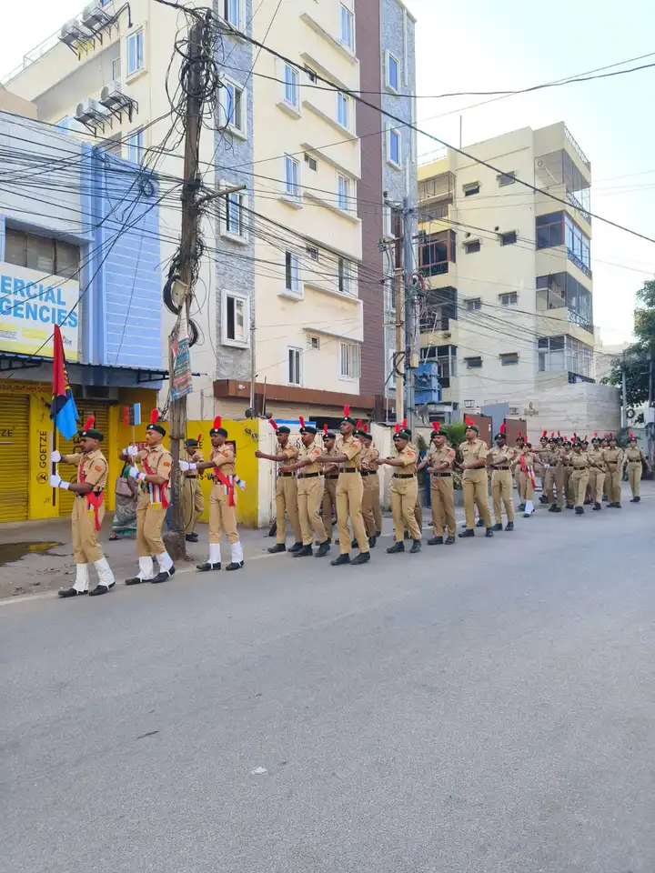 Jagruti Degee and PG College republic day photos