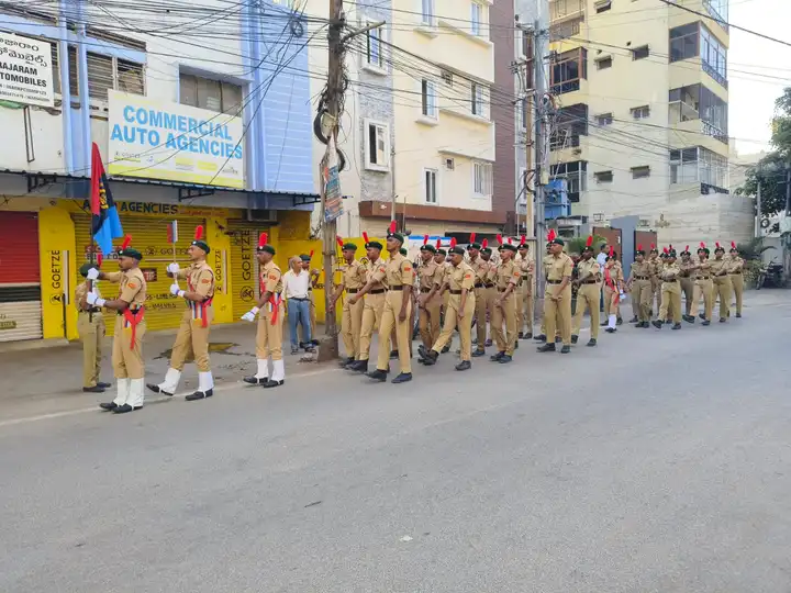 Jagruti Degee and PG College republic day photos