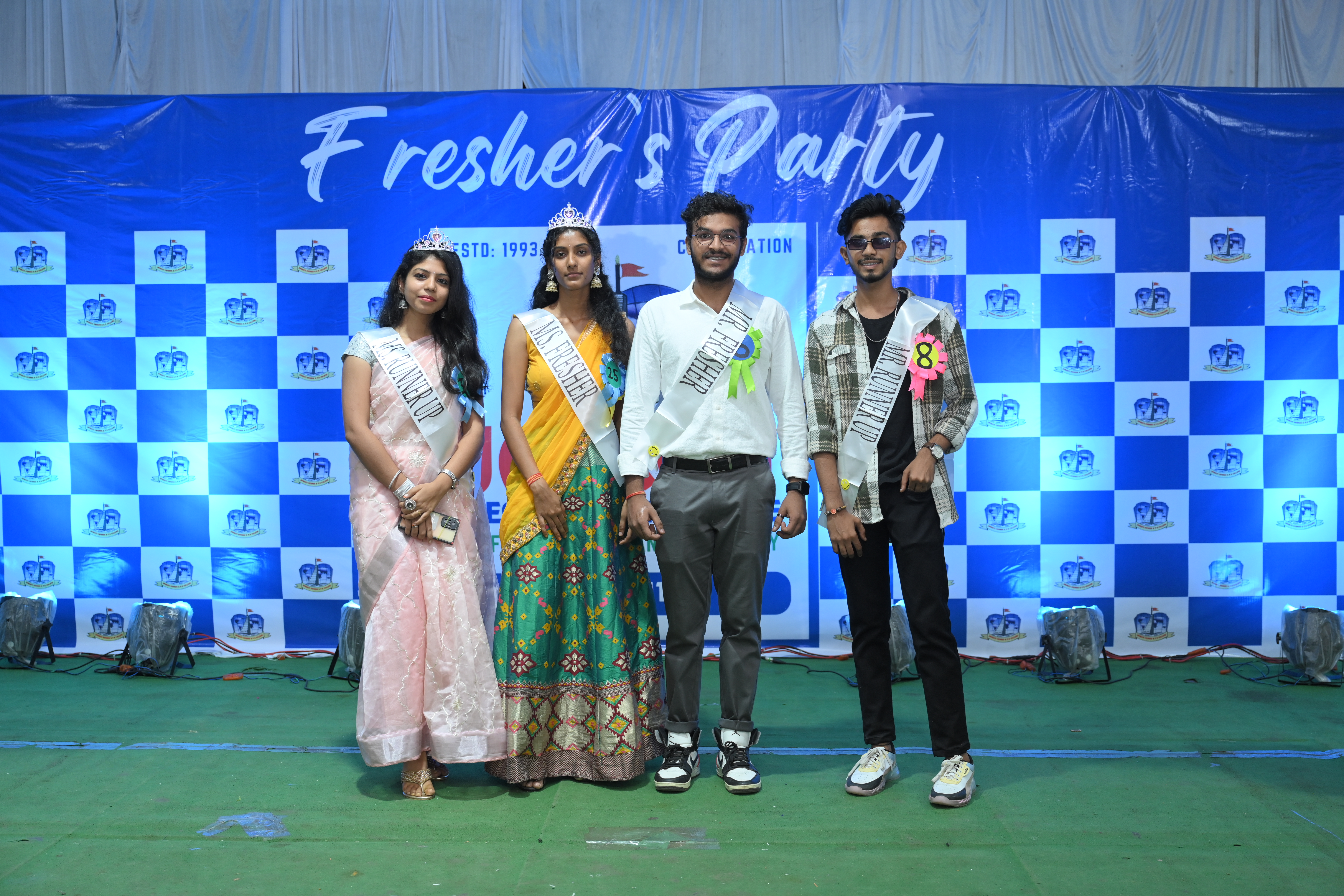 Jagruti Degree and PG College freshers party best degree hyderabad