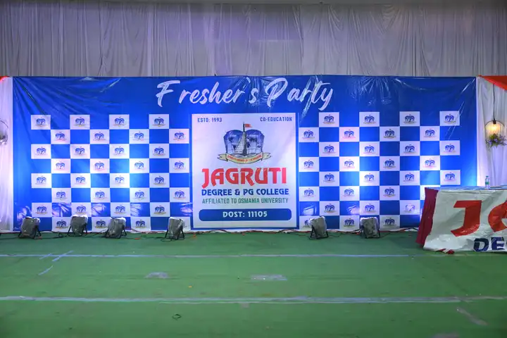 Jagruti Degree and PG College freshers party best degree hyderabad