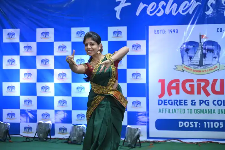 Jagruti Degree and PG College freshers party best degree hyderabad