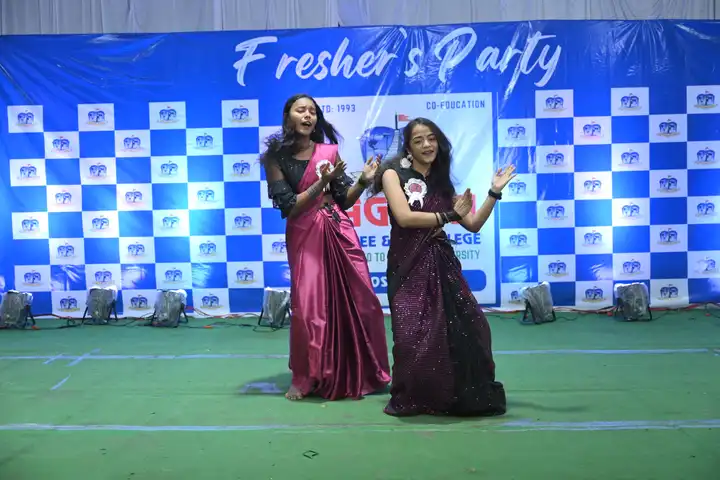 Jagruti Degree and PG College freshers party best degree hyderabad