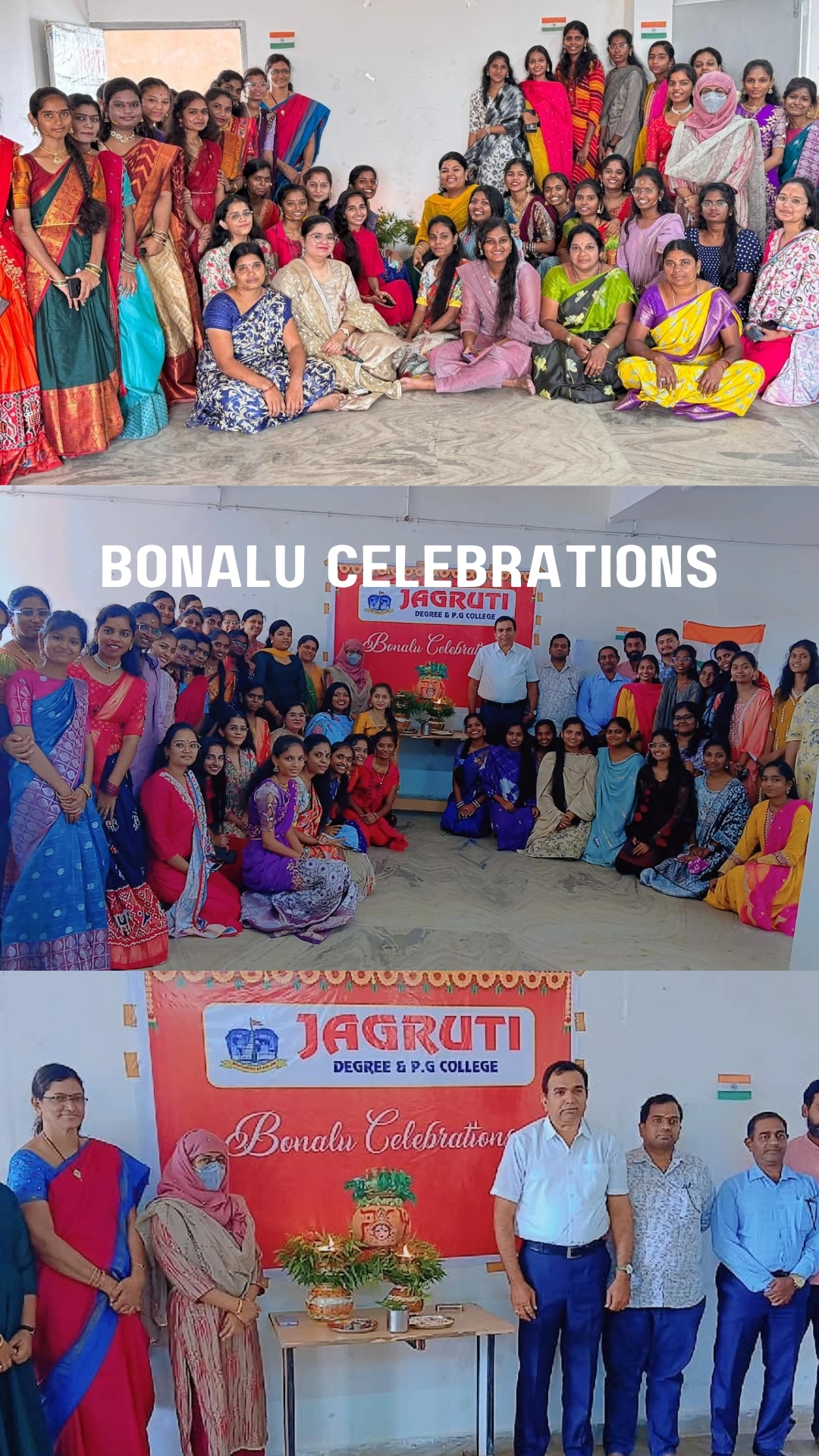 Bonalu Celebrations at Jagruti Degree and PG College