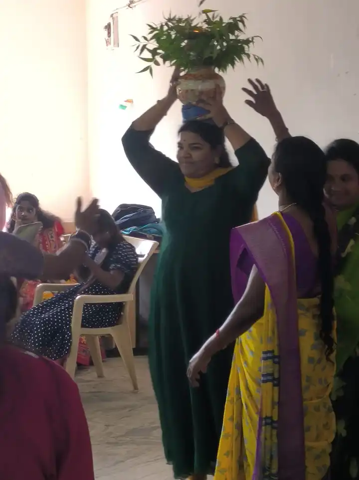 Jagruti Degree and PG college Bonalu celebrations