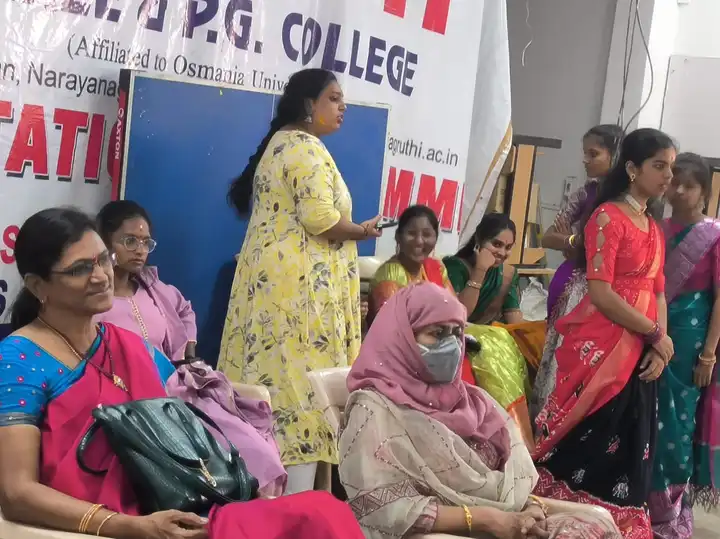 Jagruti Degree and PG college Bonalu celebrations
