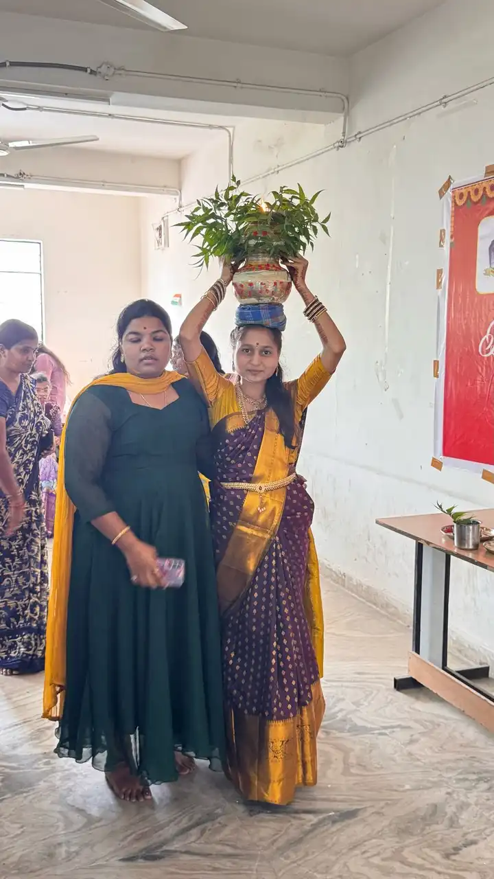 Jagruti Degree and PG college Bonalu celebrations