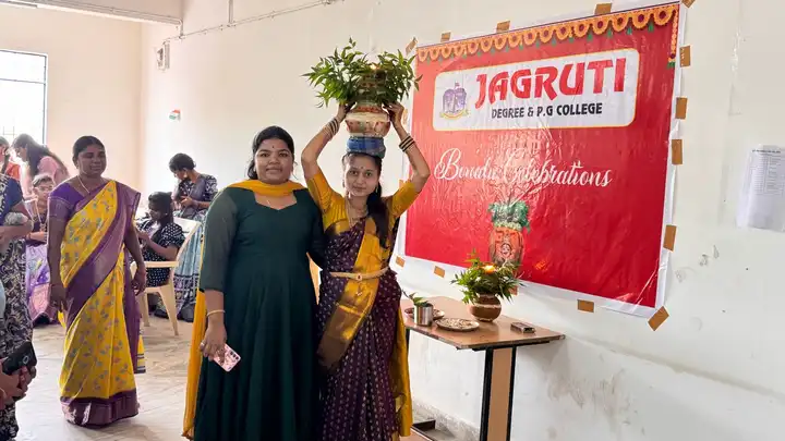 Jagruti Degree and PG college Bonalu celebrations