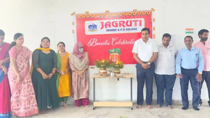 Jagruti Degree and PG college Bonalu celebrations