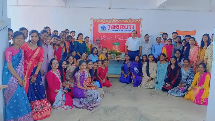 Jagruti Degree and PG college Bonalu celebrations