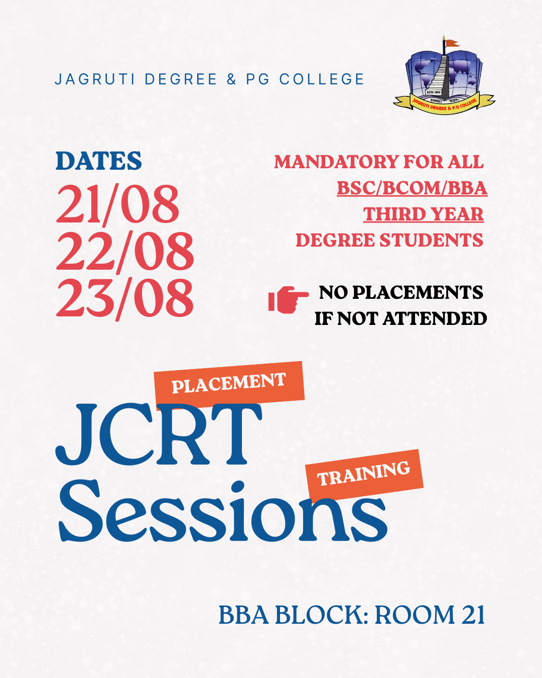 JCRT Sessions