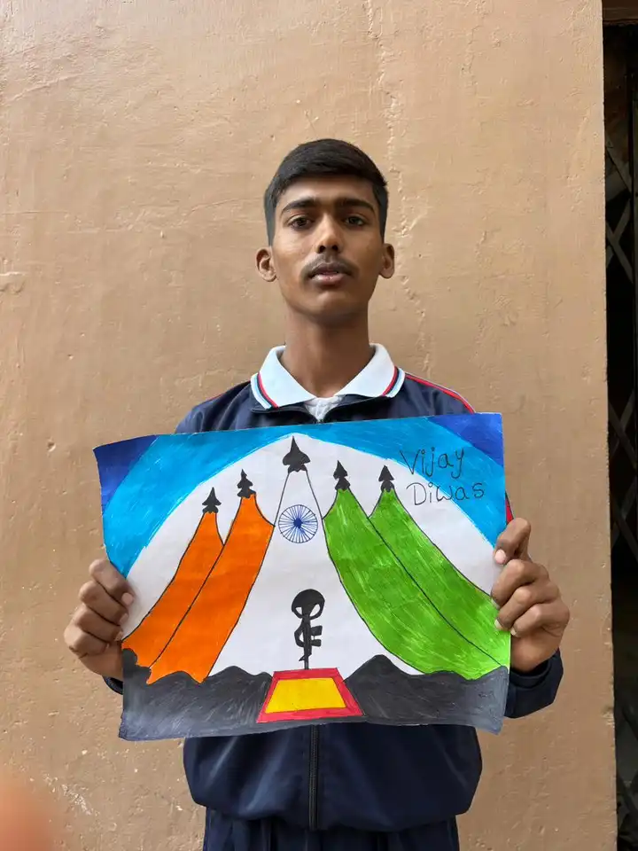 Jagruti Degree and PG College NCC vijay Diwas 2025