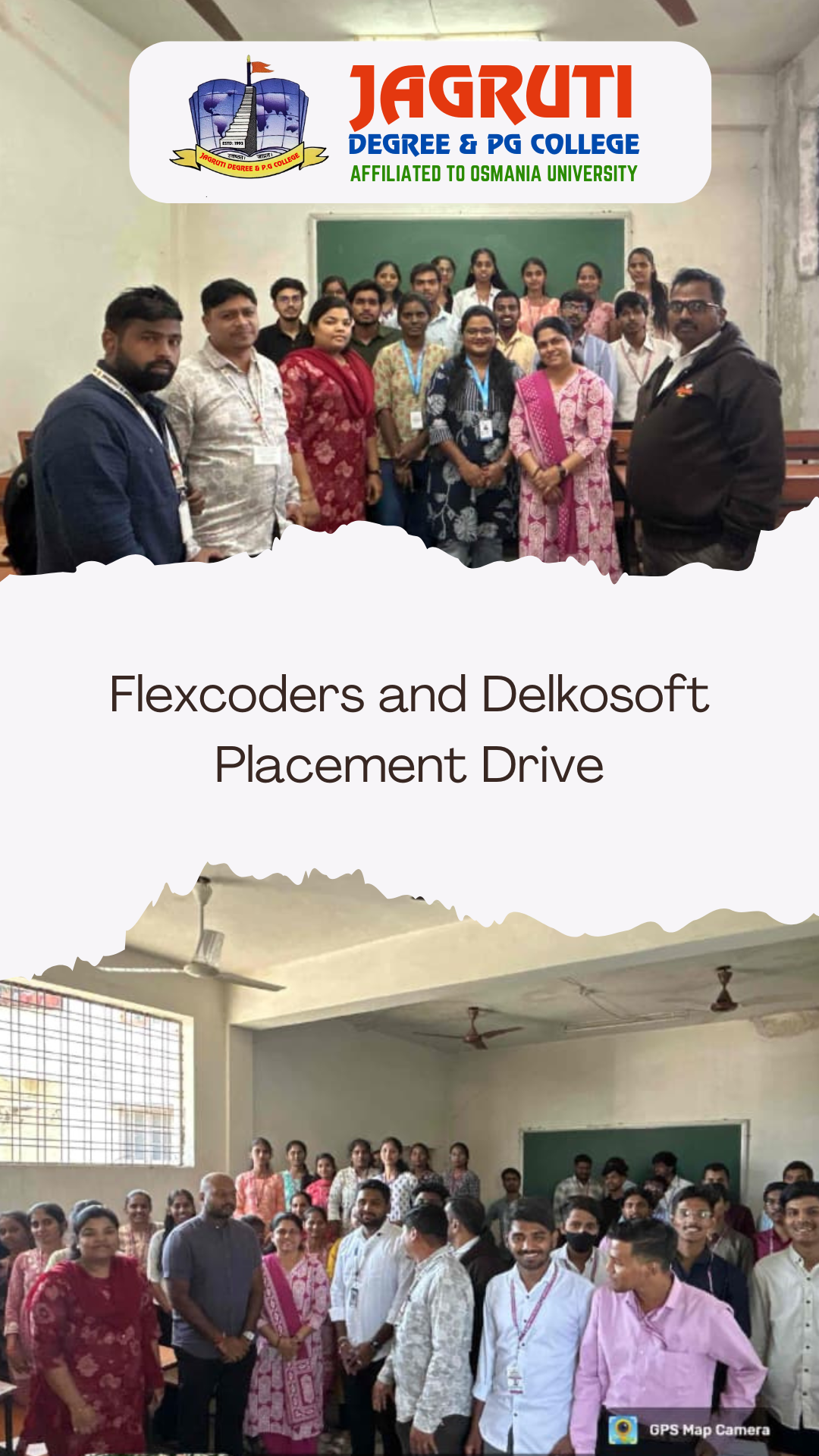 Jagruti Degree and PG College Placement Drive