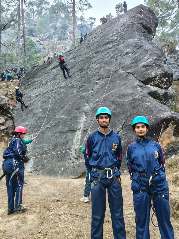 Jagruti Degree and PG College NCC camp