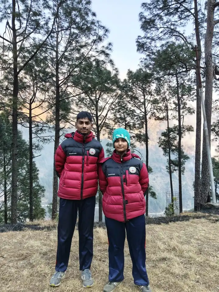 Jagruti Degree and PG College NCC camp