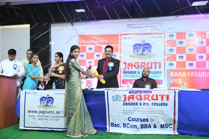 Jagruti Degree and PG College Bcom fest 2026