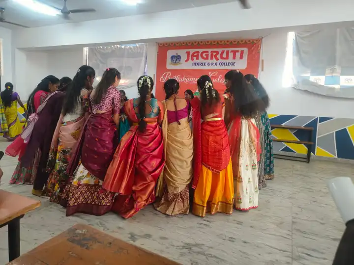 Bathukamma Celebrations at Jagruti Degree and PG College