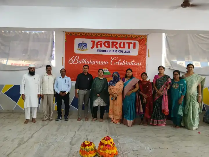 Bathukamma Celebrations at Jagruti Degree and PG College