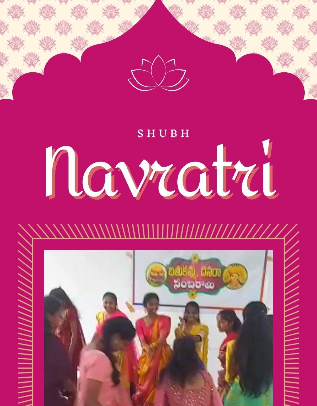 Jagruti Degree and PG College event best degree hyderabad navratri